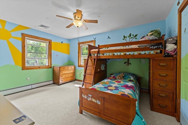429 Polhemus Rd, Cambridge, VT 05464 - bedroom with a baseboard heating unit and carpet