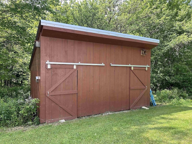 429 Polhemus Rd, Cambridge, VT 05464 - view of shed with a view of trees