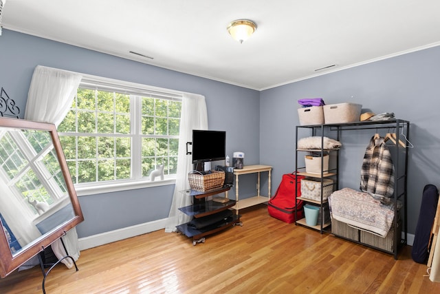 38 Piscataqua Rd, Dover, NH 03820 - office area with wood finished floors and crown molding