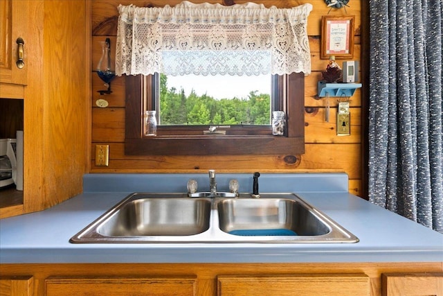 110 W Milan Rd, Milan, NH 03588 - kitchen view of brown cabinetry