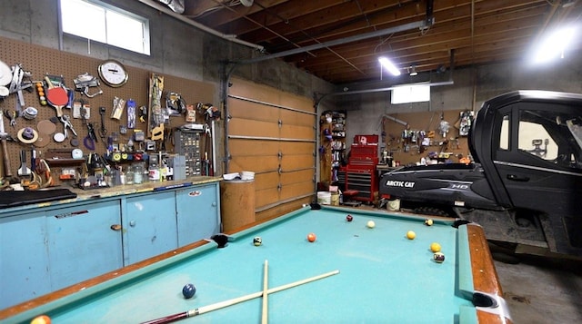 110 W Milan Rd, Milan, NH 03588 - game room with a workshop area and pool table
