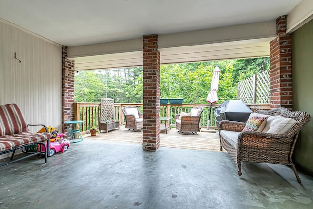 28 New Searles Rd, Nashua, NH 03062 - view of patio with a deck
