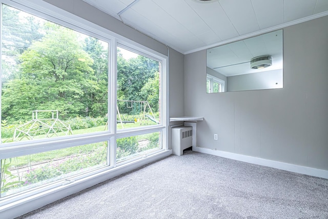 28 New Searles Rd, Nashua, NH 03062 - empty room featuring light colored carpet and crown molding
