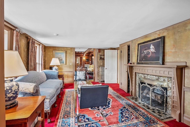 2 Croydon Brook Rd, Newport, NH 03773 - living area with a premium fireplace