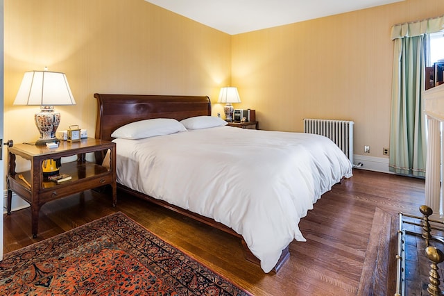 2 Croydon Brook Rd, Newport, NH 03773 - bedroom featuring radiator heating unit and wood finished floors