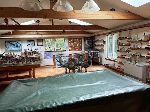 572 Stagecoach Rd, Fayston, VT 05673 - game room with a dry bar and wood finished floors