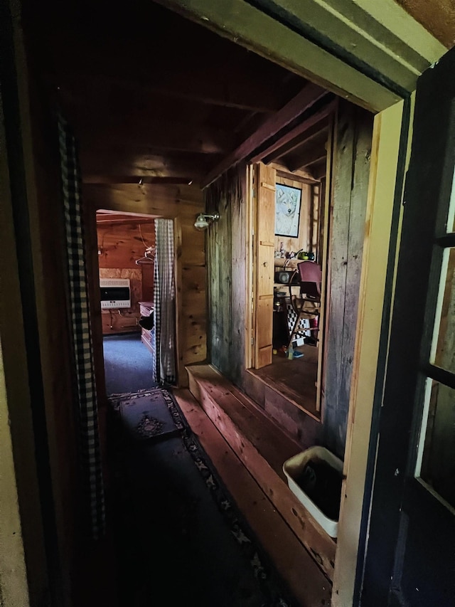 1533 Morey Rd, Sutton, VT 05867 - hall featuring heating unit