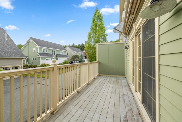 7 Shadow Brook Dr, Hanover, NH 03755 - wooden deck featuring a residential view