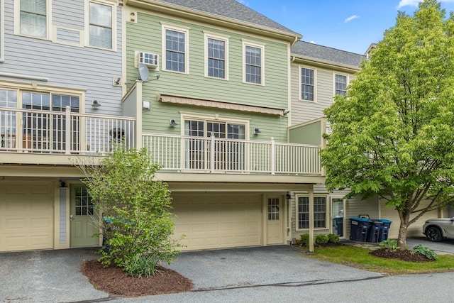 7 Shadow Brook Dr, Hanover, NH 03755 - view of front of property featuring a garage, a balcony, and driveway