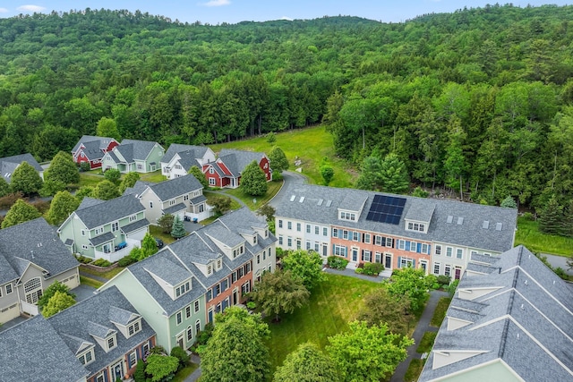 7 Shadow Brook Dr, Hanover, NH 03755 - aerial perspective of suburban area featuring a heavily wooded area