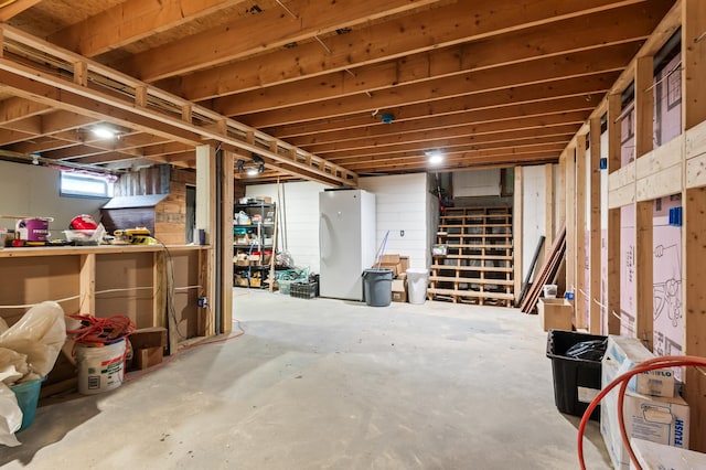 6 Rainbow Dr, Ossipee, NH 03864 - basement with stairs