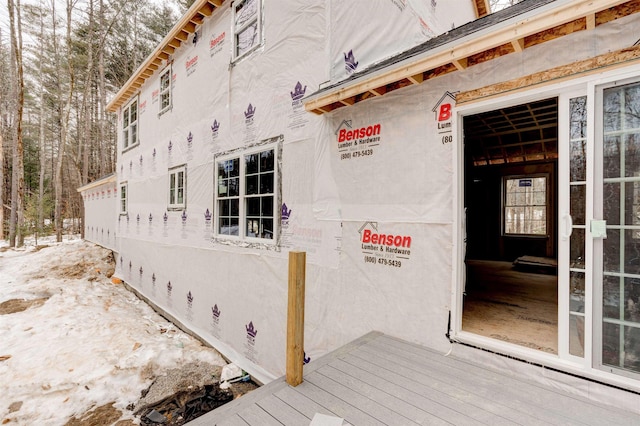 2 Gridley Rd, Warner, NH 03278 - view of property exterior with stucco siding