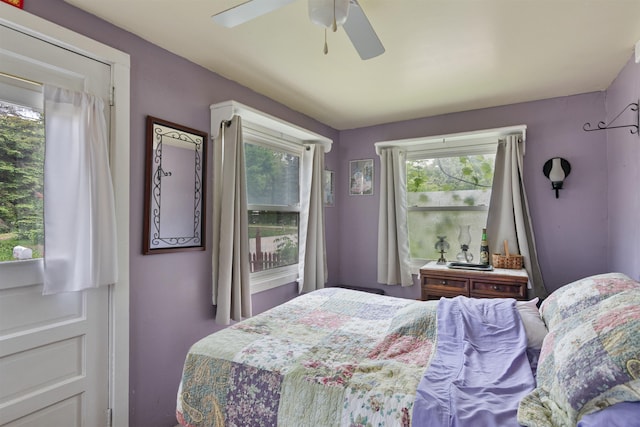 3123 Carter Hill Rd, Highgate, VT 05488 - bedroom featuring a ceiling fan