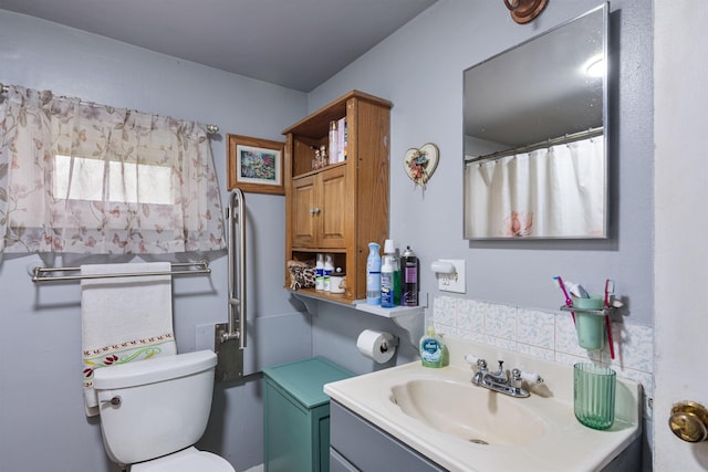 3123 Carter Hill Rd, Highgate, VT 05488 - bathroom featuring vanity and toilet
