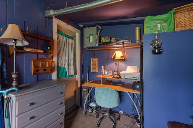 3123 Carter Hill Rd, Highgate, VT 05488 - view of carpeted home office