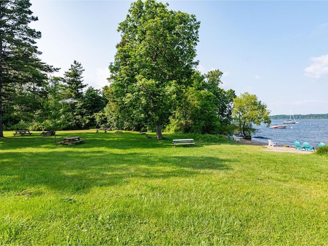 66 Dunder Rd, Burlington, VT 05401 - view of grassy yard featuring a water view