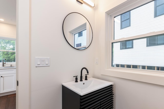 427 Weirs Blvd Unit 3, Laconia, NH 03246 - bathroom with vanity and recessed lighting