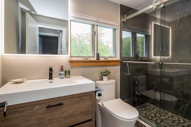267 Village Cir Unit V-15, Killington, VT 05751 - bathroom with vanity and a shower stall