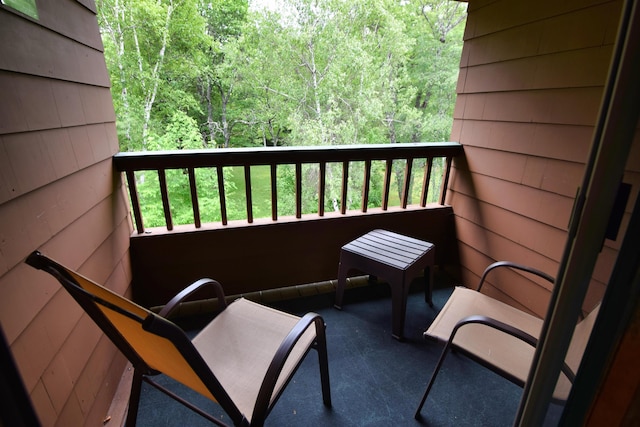 164 Deer Park Dr Unit 173A, Woodstock, NH 03262 - balcony with a view of trees