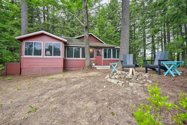 28 Brook Ln, Conway, NH 03818 - view of front of house featuring a sunroom