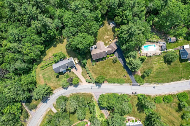 48 Cider Mill Rd, Bedford, NH 03110 - aerial view of property's location with a pool area