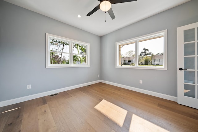 13 Raven St, Nashua, NH 03060 - unfurnished room with ceiling fan, wood finished floors, and recessed lighting