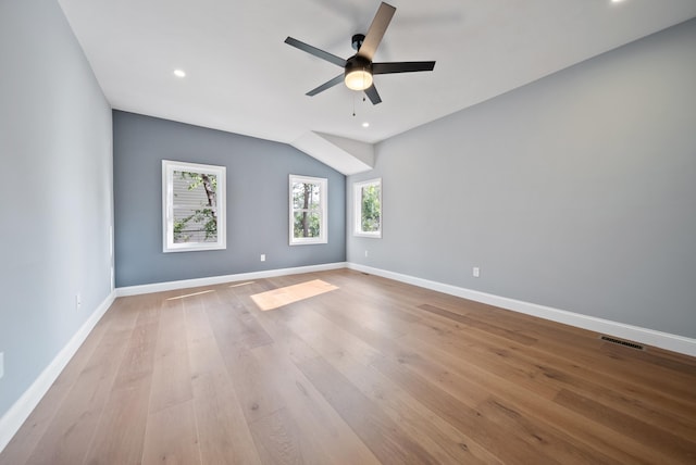 13 Raven St, Nashua, NH 03060 - unfurnished room with a ceiling fan, wood finished floors, and recessed lighting