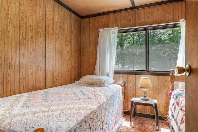 11 Dearborn Rd, Wakefield, NH 03830 - bedroom with wooden walls