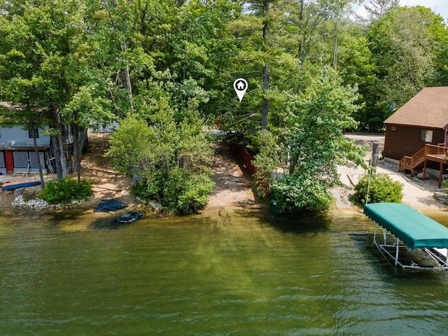 11 Dearborn Rd, Wakefield, NH 03830 - dock with a water view