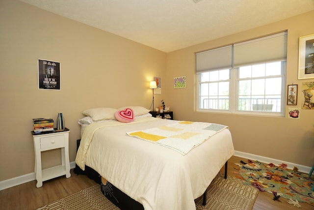 96 River Rd Unit 205, Manchester, NH 03104 - bedroom featuring wood finished floors and baseboards