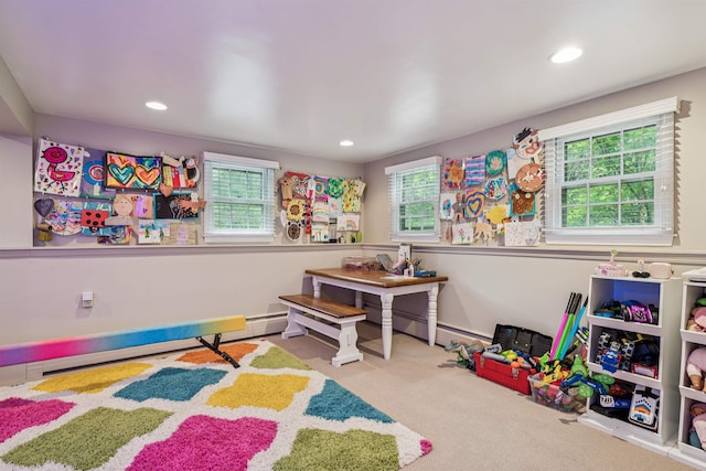 8 Willow Spring Ln, Hanover, NH 03755 - recreation room featuring carpet flooring and recessed lighting