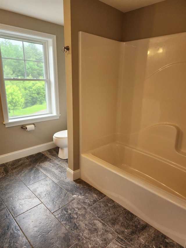 22 John Hardie Way, Chichester, NH 03234 - bathroom featuring bathtub / shower combination and stone finish flooring