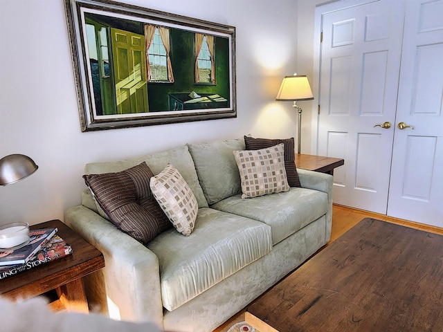 201 Lower Judson Ln, Stowe, VT 05672 - living area featuring wood finished floors