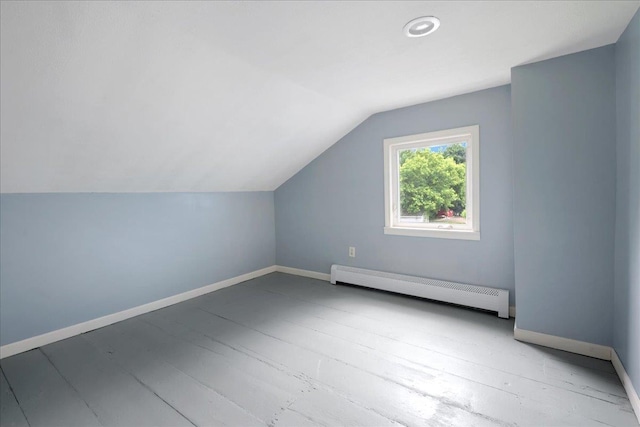 10 Lafountain St, Winooski, VT 05404 - bonus room with a baseboard radiator and lofted ceiling