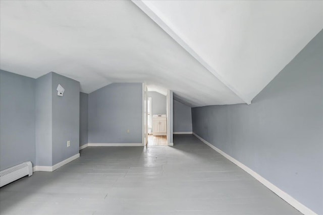 10 Lafountain St, Winooski, VT 05404 - bonus room featuring vaulted ceiling and a baseboard radiator