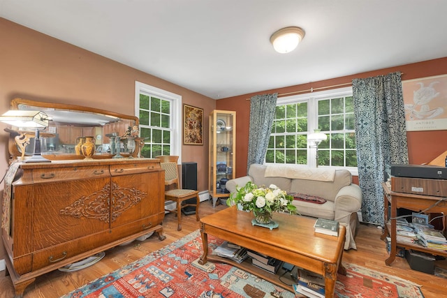 4 June Bug Ln, Wolfeboro, NH 03894 - living area with plenty of natural light and light wood finished floors