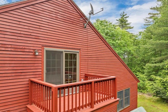 481 New Orchard Rd, Epsom, NH 03234 - view of wooden deck