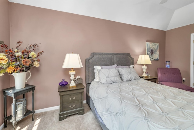 148 Deer Meadow Rd, Pittsfield, NH 03263 - bedroom with carpet floors, lofted ceiling, and a wood stove