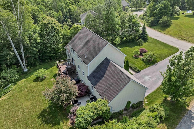 148 Deer Meadow Rd, Pittsfield, NH 03263 - view from above of property