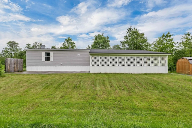 205 Windsor Rd, Hillsborough, NH 03244 - back of property with a storage shed