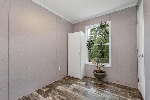 205 Windsor Rd, Hillsborough, NH 03244 - spare room featuring wood finished floors and crown molding