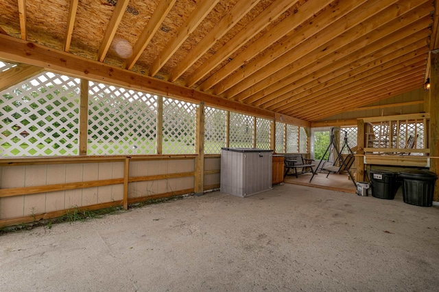 205 Windsor Rd, Hillsborough, NH 03244 - unfurnished sunroom featuring lofted ceiling