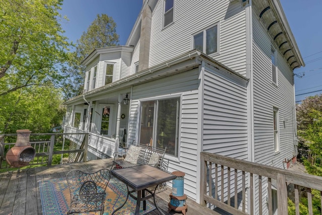 34 Union St, Littleton, NH 03561 - view of deck