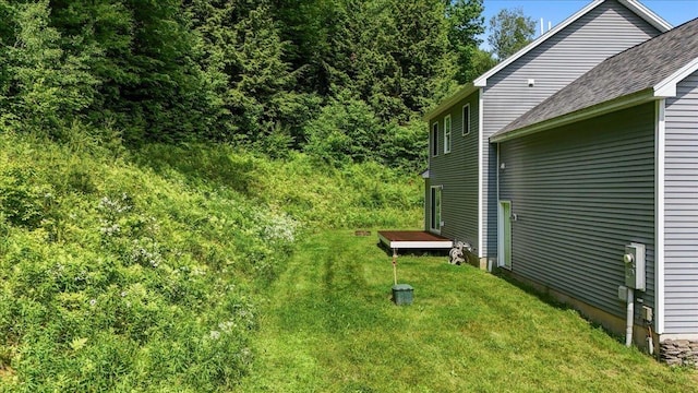 54 Gallagher Acres Ext, Moretown, VT 05676 - view of grassy yard featuring a deck