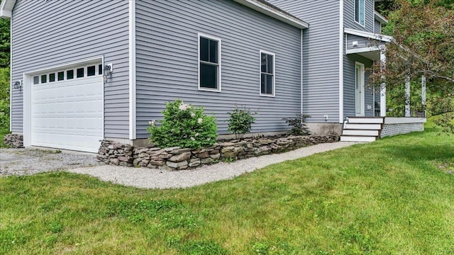 54 Gallagher Acres Ext, Moretown, VT 05676 - view of home's exterior featuring a lawn and driveway