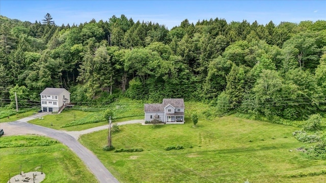 54 Gallagher Acres Ext, Moretown, VT 05676 - view from above of property with a forest