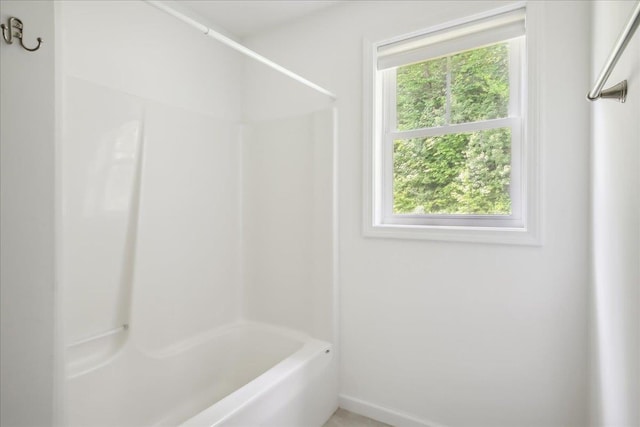 54 Gallagher Acres Ext, Moretown, VT 05676 - bathroom featuring shower / washtub combination and baseboards