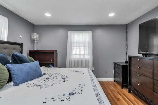 48 Haigh Ave, Salem, NH 03079 - bedroom featuring light wood-type flooring and recessed lighting