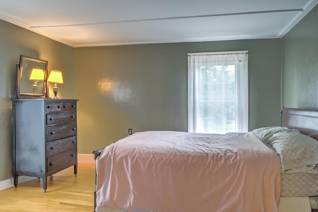 382 Park Ave, Keene, NH 03431 - bedroom with light wood finished floors and ornamental molding