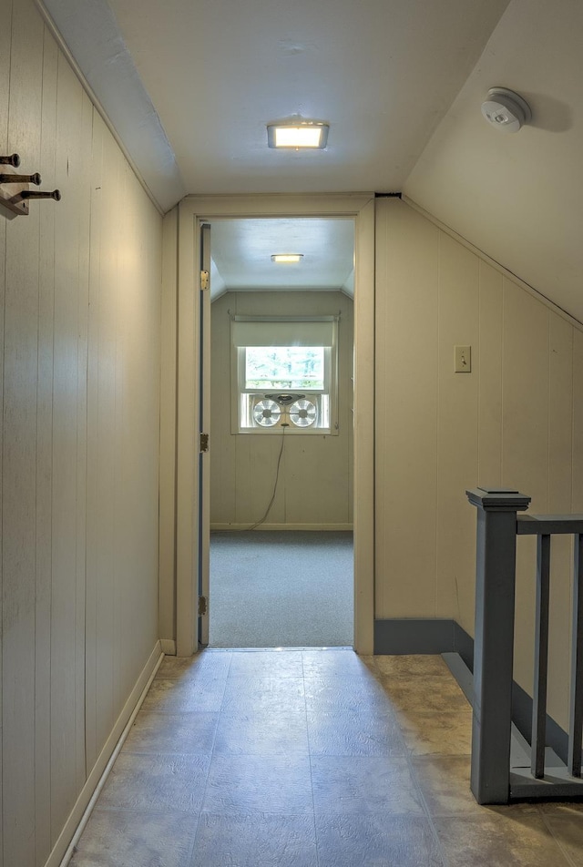 382 Park Ave, Keene, NH 03431 - corridor featuring vaulted ceiling